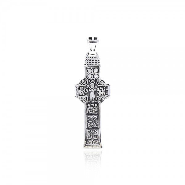 Celtic Doorty Cross Silver Pendant