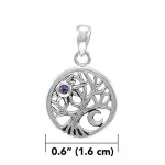 A beautiful surprise in the Tree of Life ~ Sterling Silver Jewelry Pendant