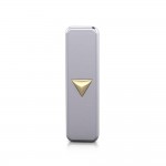 Unlock your true energy ~ Sterling Silver Power Triangle Pendant Jewelry in 14k Gold Accent
