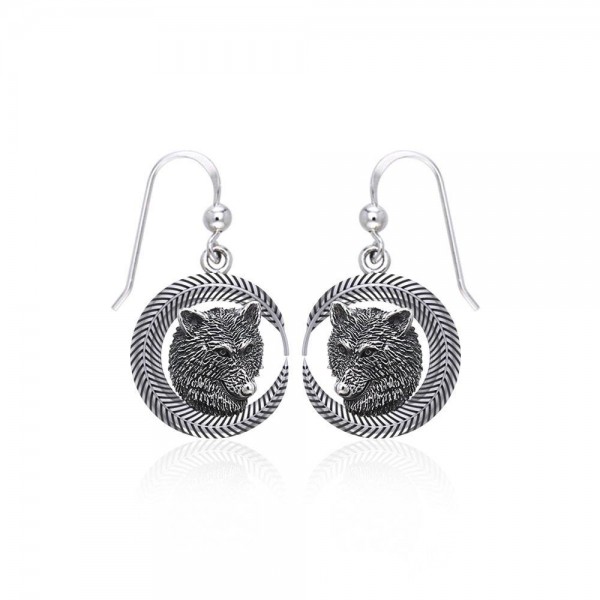 Boucles d’oreilles Wolf Sterling Silver