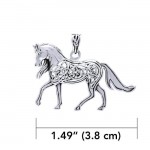 Brigid Ashwood Stable Celtic Horse ~ Sterling Silver Jewelry Pendant