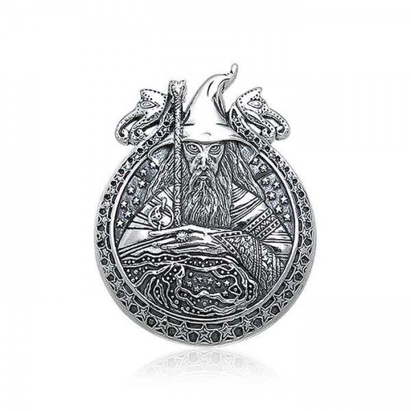 In the magical world of Wizardry ~ Sterling Silver Jewelry Pendant