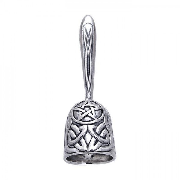 Celtic Knot The Star Sterling Silver Hand Bell