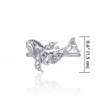 A gift of solitude Sterling Silver Humpback Whale Filigree Ring Jewelry
