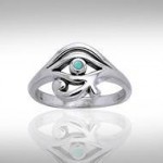Eye of Horus Silver Ring