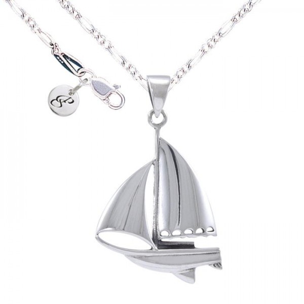 Rushing on a sea adventure ~ Sterling Silver Necklace Jewelry Set