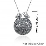 In the magical world of Wizardry ~ Sterling Silver Jewelry Pendant