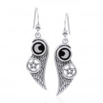 Boucles d’oreilles Moon The Star Wing Silver