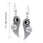 Boucles d’oreilles Moon The Star Wing Silver