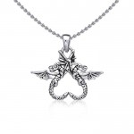 Dragonbs power of two ~ Sterling Silver Jewelry Pendant