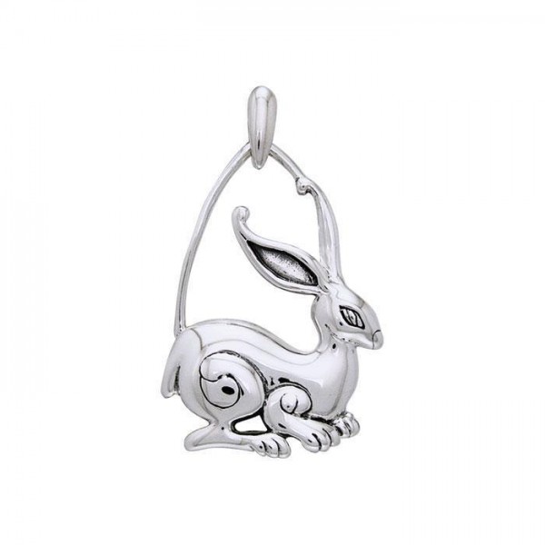 Hare Sterling Silver Pendant