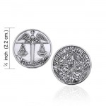 Saint Michael Archangel Sterling Silver Coin