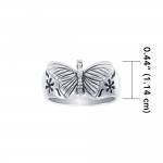 The butterfly in splendor and grace ~ Sterling Silver Jewelry Ring