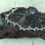Celtic Whale Tail Silver Link Bracelet