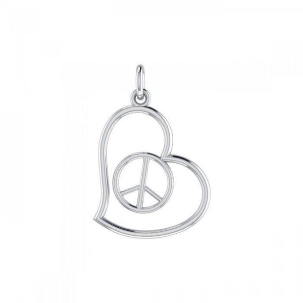 I am at peace ~ Sterling Silver Jewelry Charm