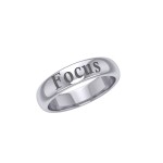 Focus Silver Band Ring