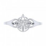 Croyez aux possibilités infinies ~ Celtic Knotwork Sterling Silver Bijoux Brassard Bracelet