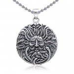 Sun God Medallion Pendant by Oberon Zell