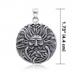 Sun God Medallion Pendant by Oberon Zell