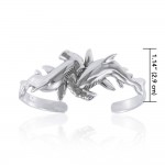 Adjustable Double Hammerhead Shark ~ Sterling Silver Cuff Bracelet