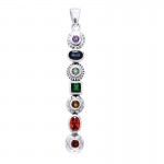 Silver Chakra Pendant with Performance Amulet